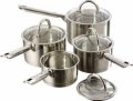 Professional Cookware Company: ProCook T304 four-piece stainless steel cookware set